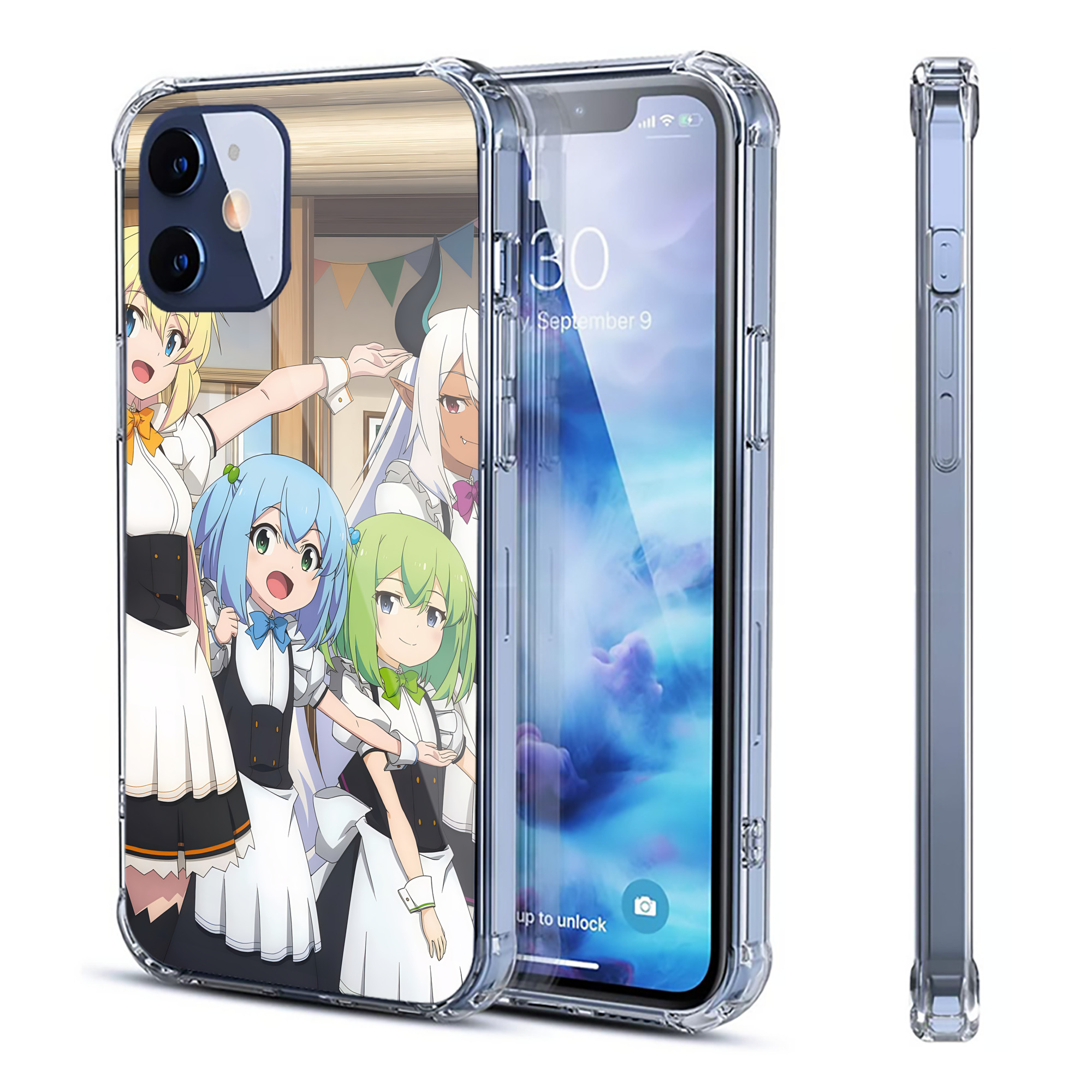 （画像用） 転スラ Regarding Reincarnated to Slime 【iPhone 12シリーズ対応】透明スマホケース（クリアソフトケース）